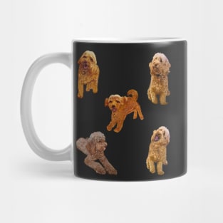 Cavapoo Cavoodle puppy pattern -puppies galore ! cute cavalier king charles spaniel Mug